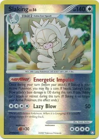 Mysterious Treasures Slaking #34/123 reverse holo
